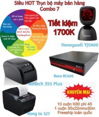 Combo 7 – Trọn bộ phần mềm quản lý VinshopPro1 + máy bán hàng 7.900K Tiết kiệm 1700K